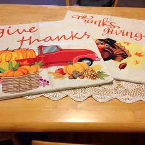 Thanksgiving Holiday Accent Pillow Covers